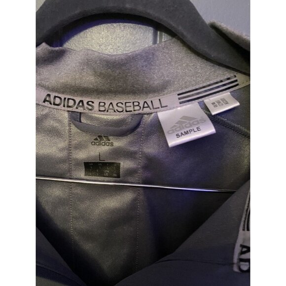 Adidas Baseball Louisville Cardinals Gray 1/4 Zip Pullover NCAA Jacket Men’s L - Picture 3 of 12